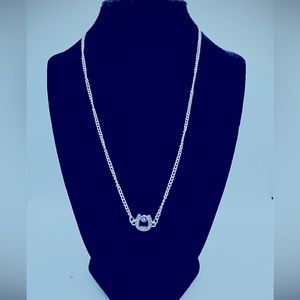 Evil eye/horseshoe necklace